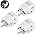 European Plug Adapter USA US to EU Europe - Unidapt Power Adapter Plug Charger Converter Schuko E-F Plug Adaptor (3 piece)