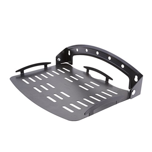 image for MagiDeal Wall Mount Above Below Under TV Steel Bracket Component Shelf