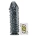 Doc Johnson American Bombshell - Bunker Buster - Dildo or Butt Plug with Suction Cup - Gunmetal Grey