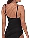 Upopby Women's Vintage Padded Push up One Piece Swimsuits Tummy Control Bathing Suits Plus Size Swimwear