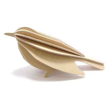 Grand Oiseau En Bois Naturel Décoration 3d à Faire Soi Même