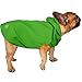 Jelly Wellies Premium Quality Waterproof Reflective Deluxe Raincoat with Polar Fleece Lining for Dogs- Medium, Green