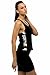 Private Island Women UPF50+ Skinny Beach Board Shorts Swim Hot Pants Rash Guard (M, Black-YSP)