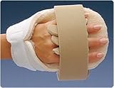 Rolyan Progressive Palm Protector Splints. Protector with Wrist Support, Left/Standard (most adults) Hands with mild spasticity or contractures or non-spastic hands to provide a functional position in a soft splint. 30Â° MCP flexion, 3