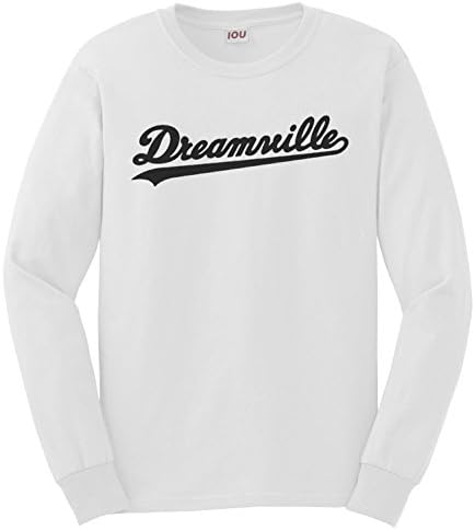 IOU Dreamville Records Long Sleeve Mens Crewneck Hiphop Artist (Small, White)