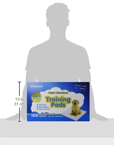 All-Absorb Training Pads 22-inch by 23-inch - 4 Pack