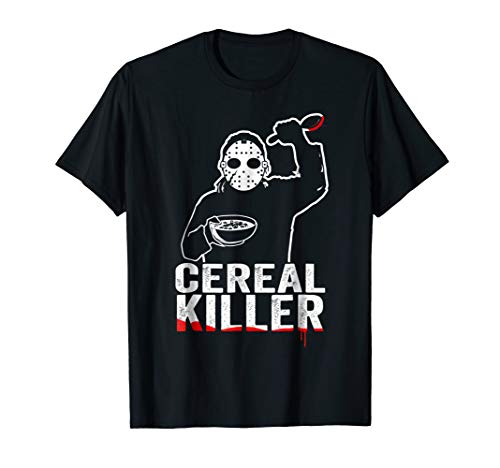 Funny Cereal Killer Shirt - Breakfast T-ShirtOEKO-TEX STANDARD 100