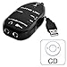 【The Best Deal】OriGlam Guitar To USB Interface Link Audio Cable Adapter Connector Instrument for PC/MAC Computer Recording, USB Guitar Link for Windows XP, Vista, 7 (32 or 64 bit versions)