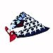 Dog Bandana,American Flag Bandana Pet Dog Scarf USA Flag Dog Bib 2 Pack Bandana for Dogs Large or Small