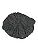 Choies Women's Acrylic Cat Ears Knit Black Beanie Hat,ONESIZE