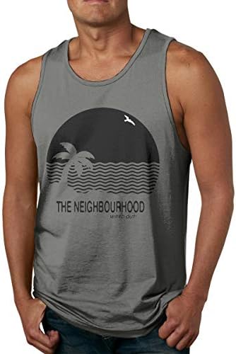 Kemeicle Mens T Shirts The Neighbourhood Wiped Out Gym Sport Muscle Sleeveless Tank Top