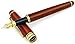 IDEAPOOL Rosewood Fountain Pen Writing Set with Black Gift Box, Luxury Elegant Gift Pen for Calligraphy Signature Executive Business – No Ink