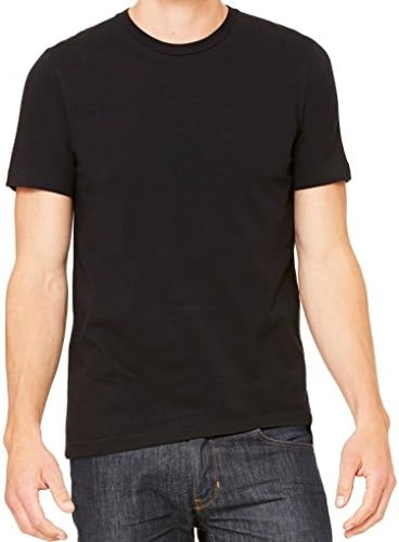 ORGANIC COLORS Mens Organic Cotton T-Shirt / Certified Fair Trade / Made in USA / Regular Fit (Extra Large, Black)
