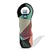 Nordic by Nature Big Insulated Extra Large Neoprene Lunchbox Tote Lunch Bag Set: Tote + Bottle Sleeve + 2 Can Insulators | 13,5” | Reusable | Washable | Great For Lunchboxes & Snacks | Camo Design