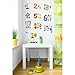 Wallies Counting Numbers Vinyl Decals, Assorted