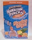 Sugar Free Hawaiian Orange Ocean Singles to Go 8 Packets (4 Pack)