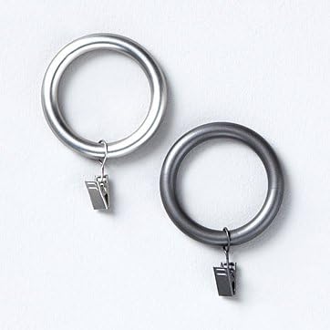 Amazon Com West Elm Round Metal Shower Curtain Rings Other