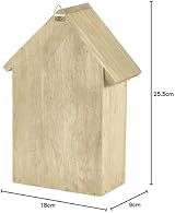 Pet Ting Wooden Insect House Eco Friendly Bee Ladybug Butterfly 25.5cm view 5