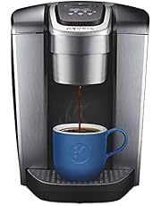 Keurig K-Elite Single Serve K-Cup Pod Coffee Maker, With Iced Brew Functionality And Quiet Brew Technology, Brushed Silver