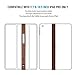 Fullmosa 4 Colors for Apple Pencil Holder, Genuine Litchi Texture Leather Apple Pencil Sleeve with USB Pocket Handmade Compatible with iPad Pro 9.7& iPad Pro 10.5