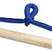 ZENY Hanging Rope Hammock Chair Patio Porch Swing Seat w/2 Seat Cushions 265 Lbs Capacity, Blue Stripe