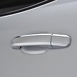 E-Autogrilles Triple Chrome Plated ABS 4 Door Handle Cover for 14-16 Chevrolet Silverado 1500 / 14-16 GMC Sierra 1500 / 15-16 Chevrolet Silverado 2500/3500 / 15-16 GMC Sierra 2500/3500 / 15-16 Chevrolet Suburban / 15-16 Chevrolet Tahoe / 15-16 GMC Yukon XL / 15-16 GMC Canyon / 15-16 Chevrolet Colorado ( 64-0134 )