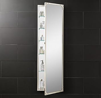 Restoration Hardware Industrial Rivit Full Length Medicine Cabinet