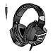 Jeecoo J20 Stereo Gaming Headset for PS4, Pro, Xbox One S, Xbox One Controller, Noise Cancelling Over Ear Headphones with Mic, Bass Surround Soft Memory Earmuffs for PC Nintendo Switch Games primary