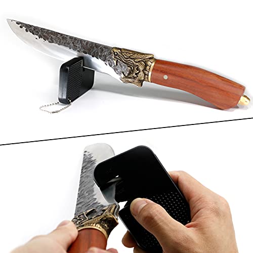 Hand Meat Cleaver Knife 7 inch Boning Knife with Sheath & Pocket