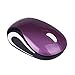 Portable Perman Cute Mini 2.4GHz Wireless 3 Buttons Optical Mouse Mice with USB Receiver for Computer PC Laptop Notebook Purple