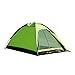 Enkeeo 2 Person Camping Tent Ultralight Backpacking Tents with Carry Bag Dome Shape for Family Hiking Park Beach (Green)