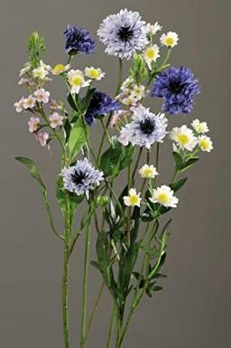 DPI Spring Flower Wiesenblumenstrauß blau Weiss rosa 59 cm
