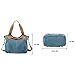 coofig Womens Canvas Handbags Bulk Hobo Tote Bags Vintage Retro Casual Shoulder Bags (black)