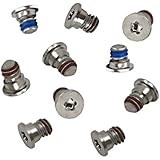 QNINE Replacement Screws Set for Macbook Pro 13 or 15 inch Retina Display A1398 A1425 A1502 2012-2015, 10pcs Unibody Bottom Case Cover P5 Pentalobe Repair Replacement Notebook Laptop PC Computer Screw