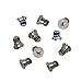 QNINE Replacement Screws Set for MacBook Pro 13 or 15 inch Retina Display A1398 A1425 A1502 2012 to 2015, 10pcs Unibody Bottom Case Cover P5 Pentalobe Repair Replacement Notebook Laptop PC Screw
