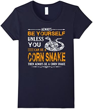 Women's Corn Snake Shirt - Corn Snake Tshirt Small Navy