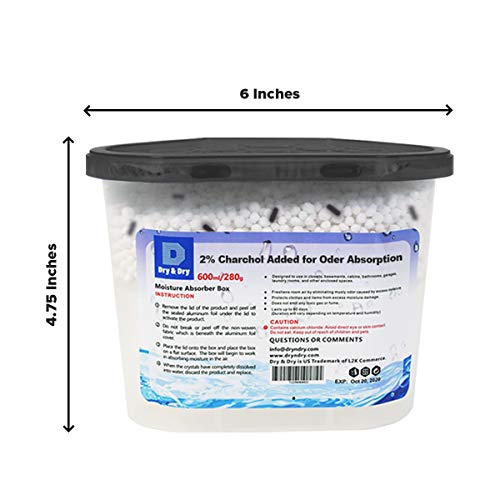 Dry & Dry [8 Boxes 10 Oz/Box] Moisture Absorbers, Dehumidifiers to