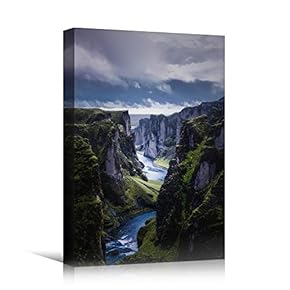 signwin Canvas Wall Art Between Valleys Landscape Multicolor...