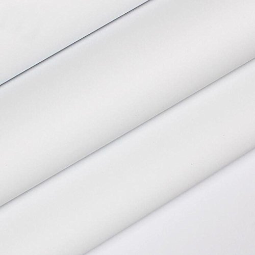 S WIDEN ELECTRIC Pure White Wall Sticker Dust-Proof Oil-Resistant Scratch-Resistant White Wall Refurbished for Furniture Wall Rear Floor