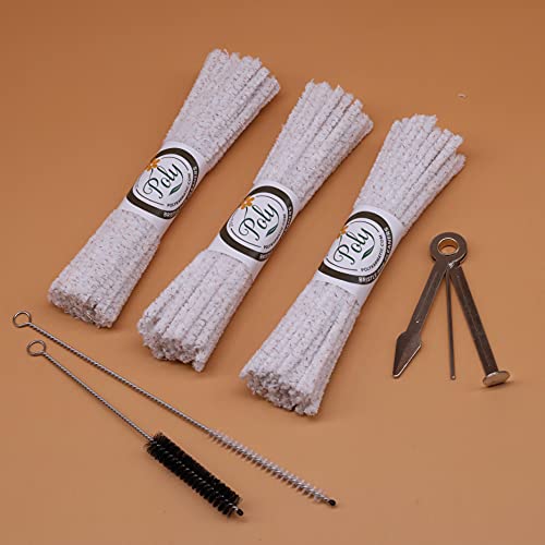 Pipe Cleaners Tool Set for Glass and Pipe Smoking 132 Hard Bristle