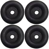 JQuad (4 Pack) Trailer Ramp Door Bumper - Truck Cargo Hatch Rubber Bump Stop