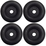JQuad (4 Pack) Trailer Ramp Door Bumper - Truck Cargo Hatch Rubber Bump Stop
