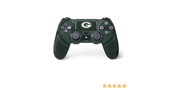 Amazon Com Skinit Decal Gaming Skin For Ps4 Controller Officially Licensed Nfl Green Bay Packers Double Vision Design Electronics