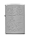 Zippo US Navy Boat and Anchor Brushed Chrome Pocket Lighter