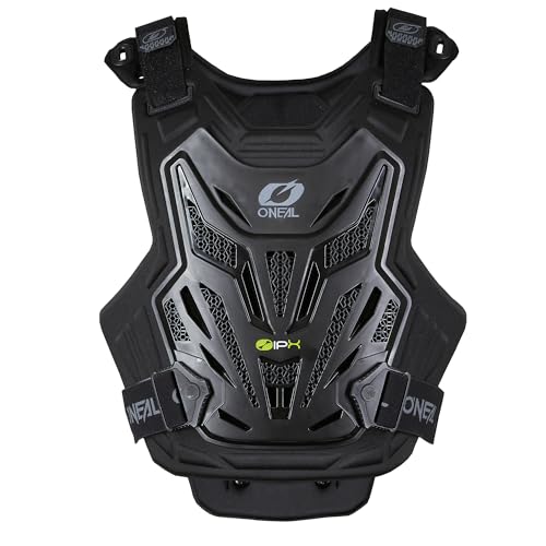 O'NEAL | Protezione leggera del torace | Motocross Enduro | Alto comfort grazie alla bio-schiuma interna, certificata secondo CE 14021 | Split Chest Protector Lite V.22 | Adulto | Nero | OS