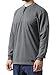 Titicaca FR Pocket Henley 7OZ 100% Cotton Flame Resistant Henley Style Gray Long Sleeve T-Shirts