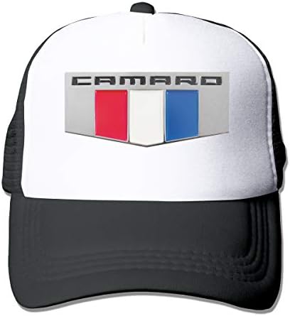 Trucker Hat Camaro Performance Car Mesh Baseball Caps with Adjustable Strap for Men Women Black