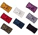 Baby Girl Nylon Headbands Newborn Infant Toddler Hairbands Knotted Children Soft Headwrap Hair Accessories (A-8pack-mul)