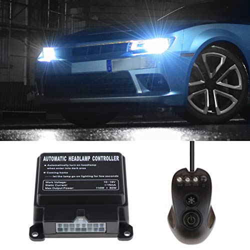 MagiDeal 1 Set Multifunction Car Automatic Headlight Control Light Sensor System ON/Off Button