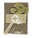 PaperGala Set of 8 Number 50 Centerpiece Sticks Double Sided for Golden Anniversary Reunion 50th Birthday (Gold)
